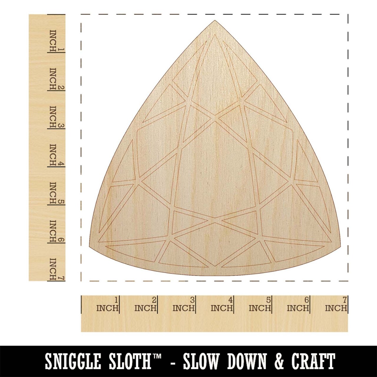Triangular 2025 gem cut